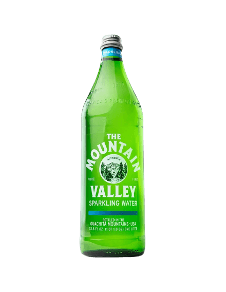Mountain Valley Sparkling Water Glass Bottle