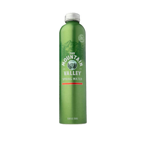 Mountain Valley Spring Water Aluminum Can