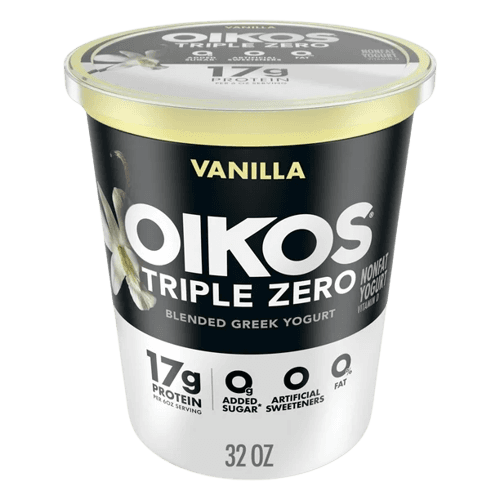 Oikos Triple Zero Blended Greek Nonfat Yogurt Vanilla