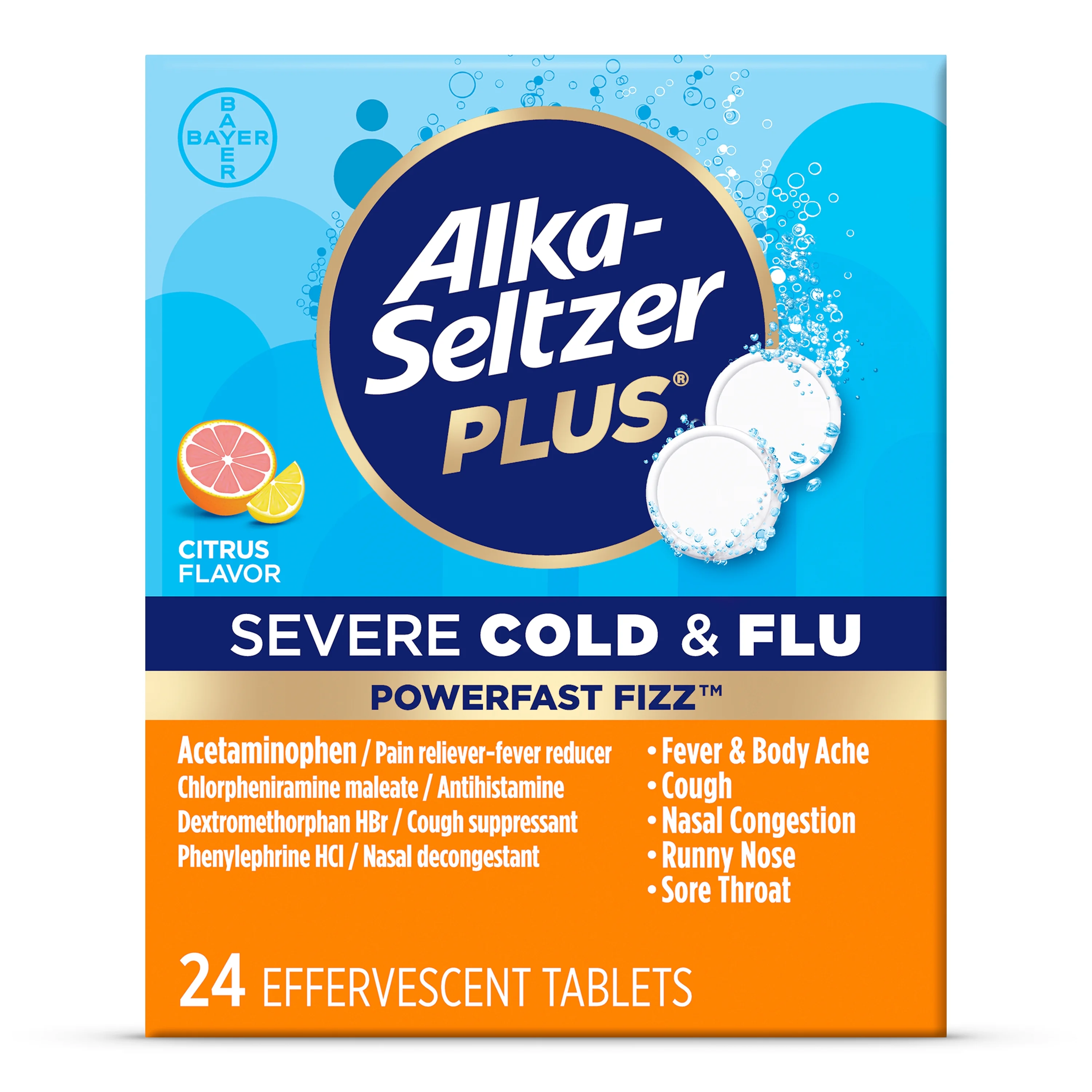 Bayer Alka-seltzer plus