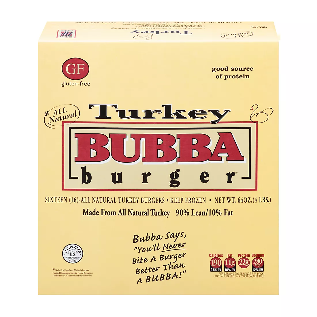 Bubba burger Turkey Burgers
