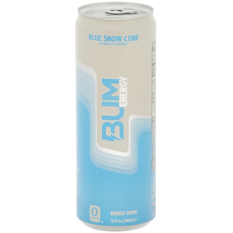 Bum Energy Blue Snowcone