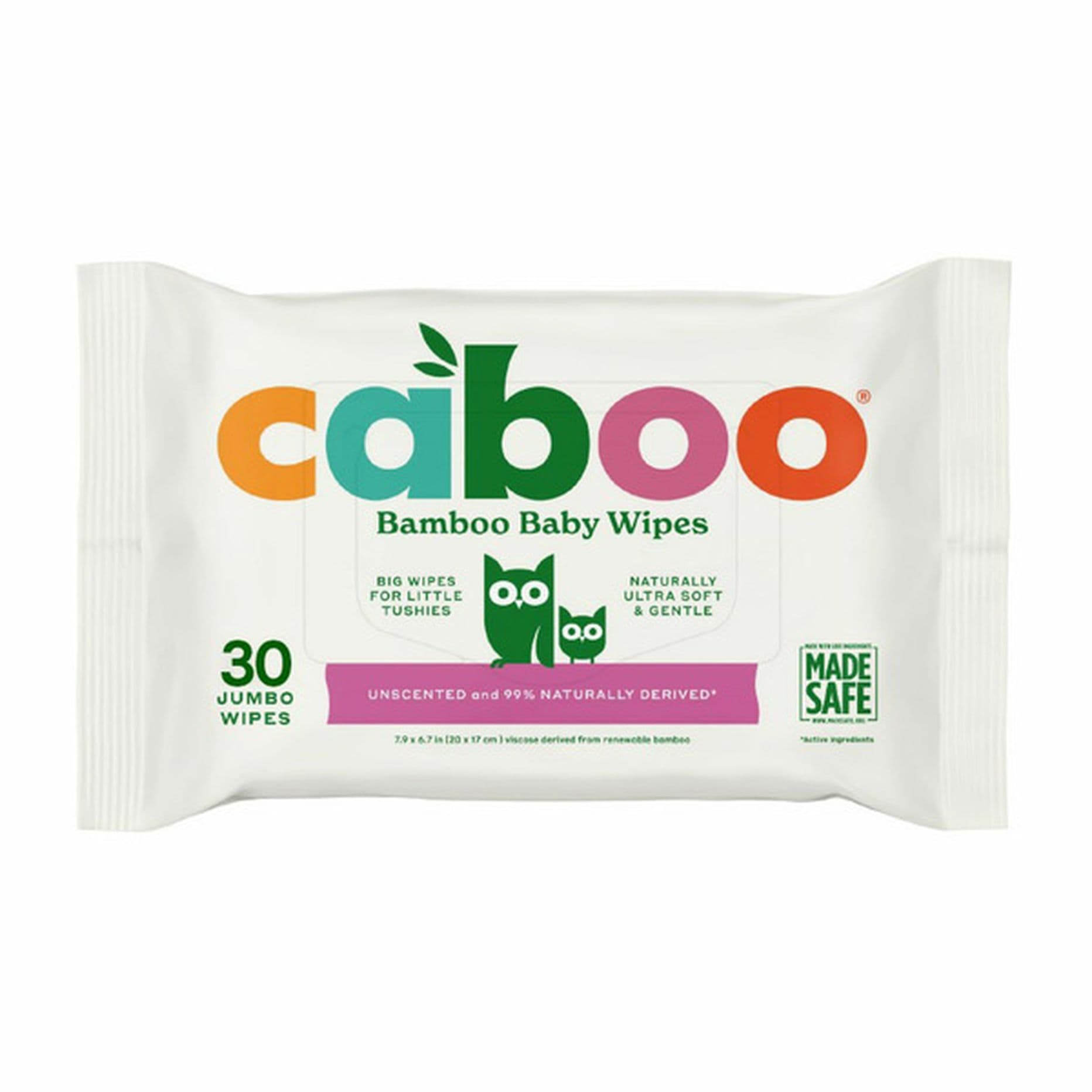 Caboo Bamboo Wipes Unscented