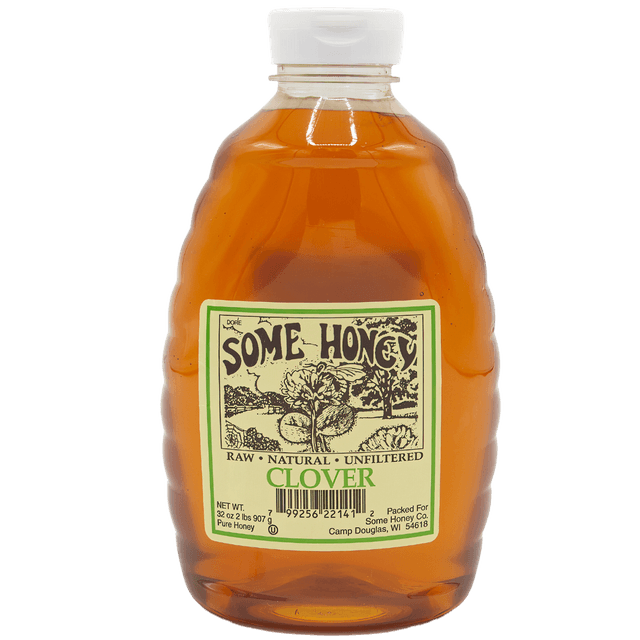 Clover honey raw& unfiltered