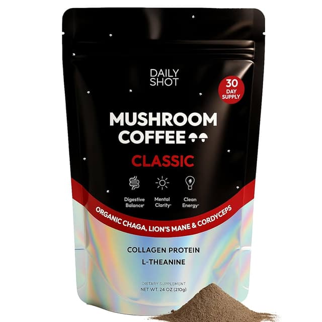 Daily Shot Mushroom Coffee+