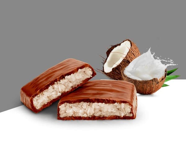 Dark chocolate coconut bars