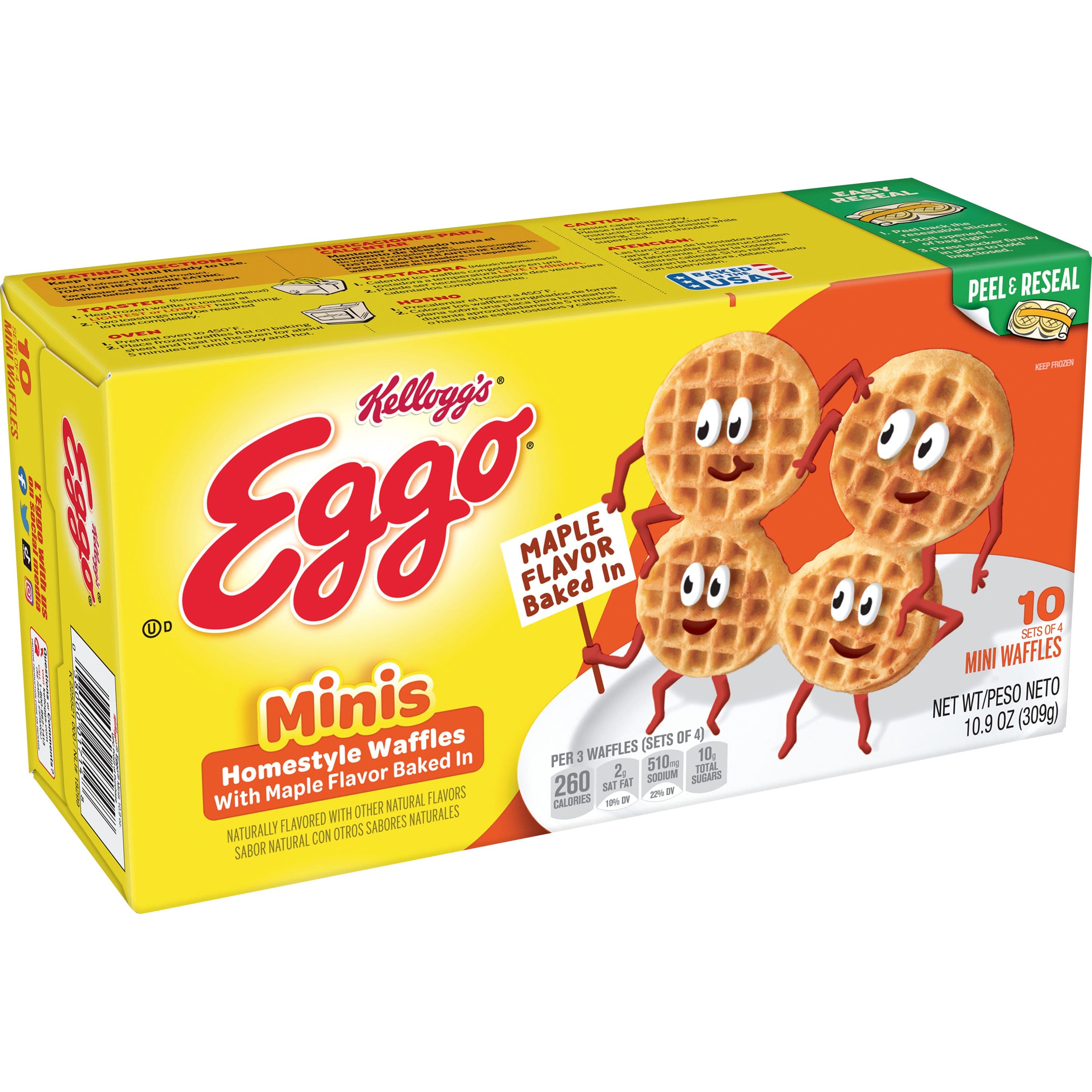 Eggo Minis Homestyle Waffles