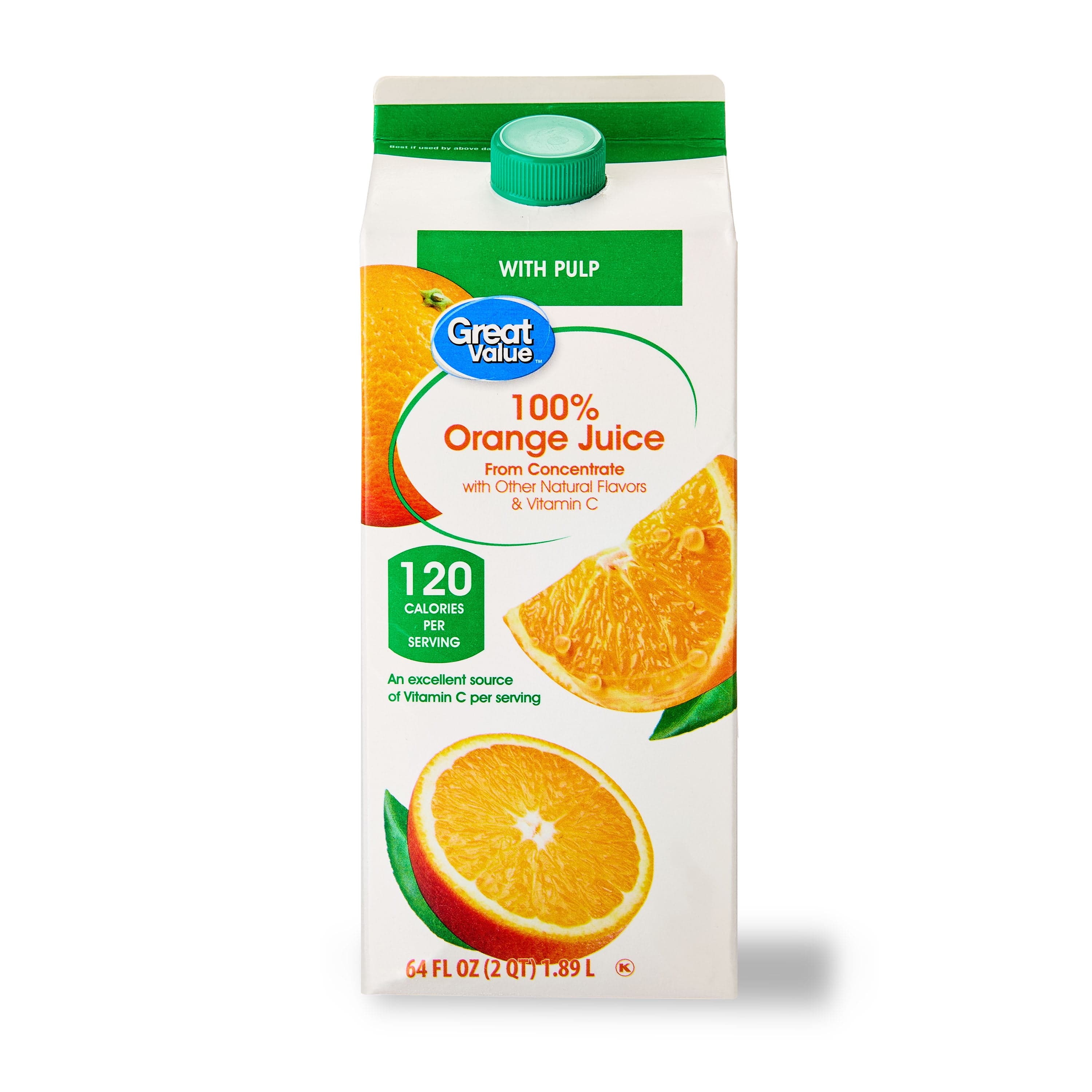 Great Value orange juice