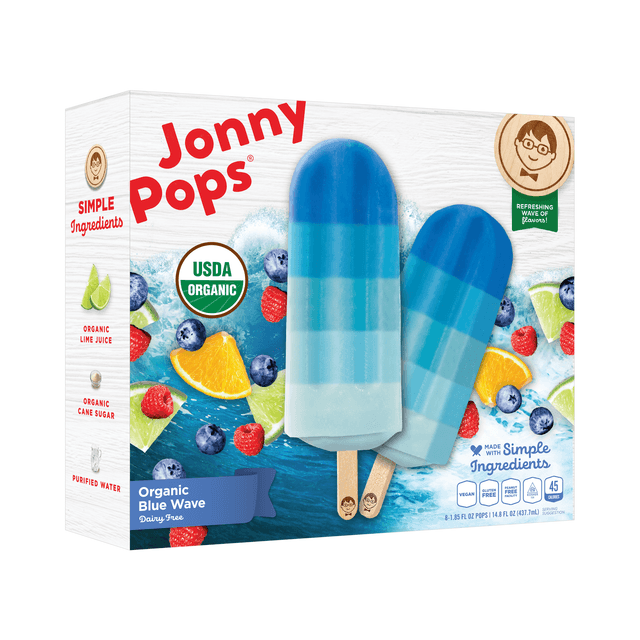 Jonny Pops Organic Blue Wave