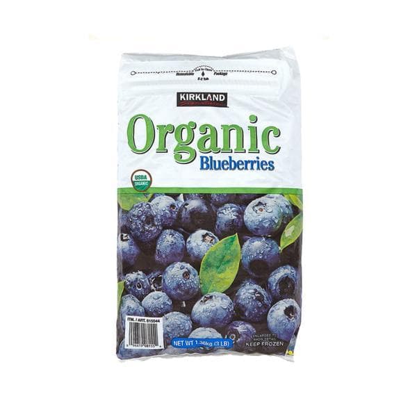 Kirkland Organic blueberries