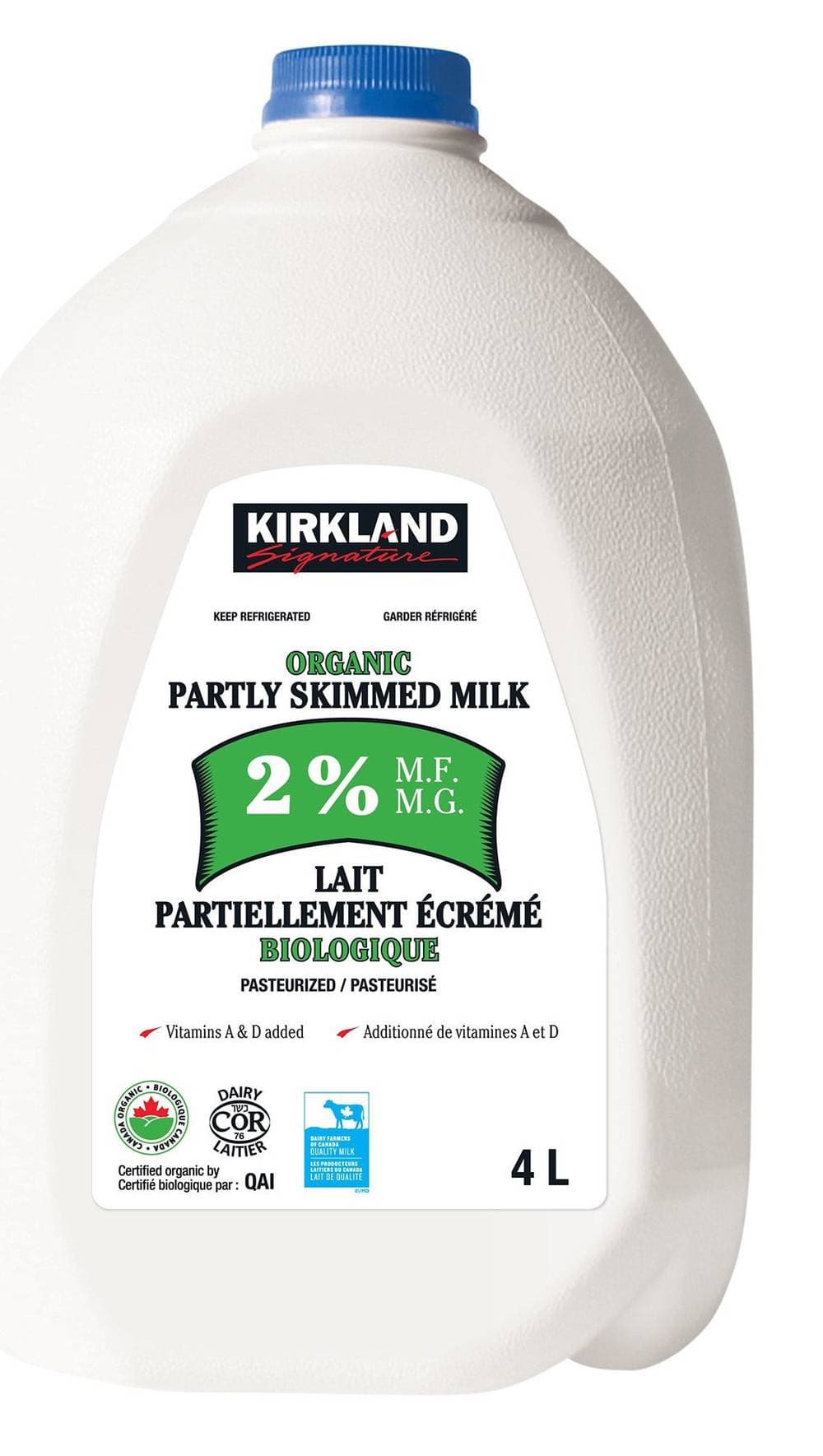 Kirkland Partly skimmed milk