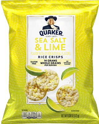 Rice Crisps Sea Salt & Lime
