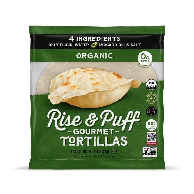 Rise and Puff Beet Tortillas