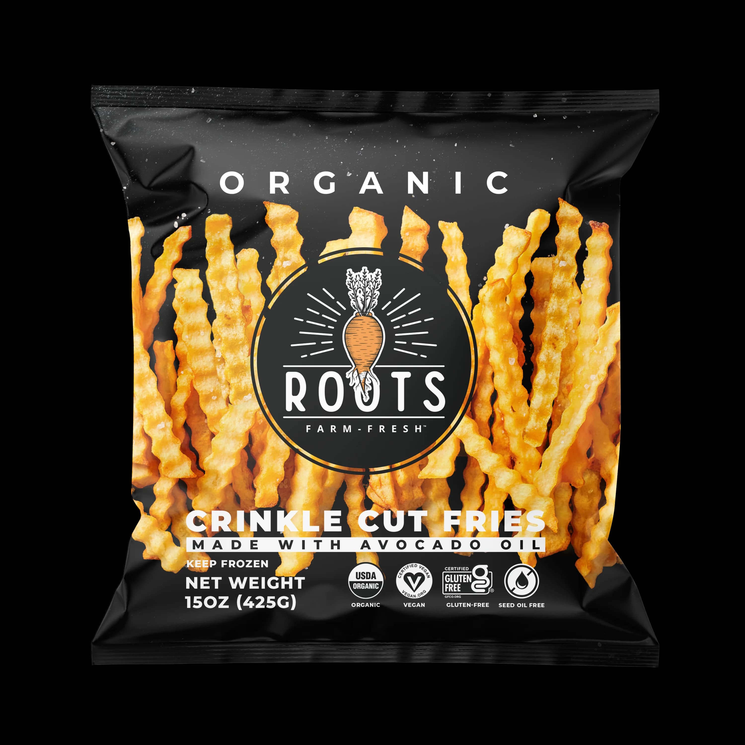 Roots Crinkle Cut Fries