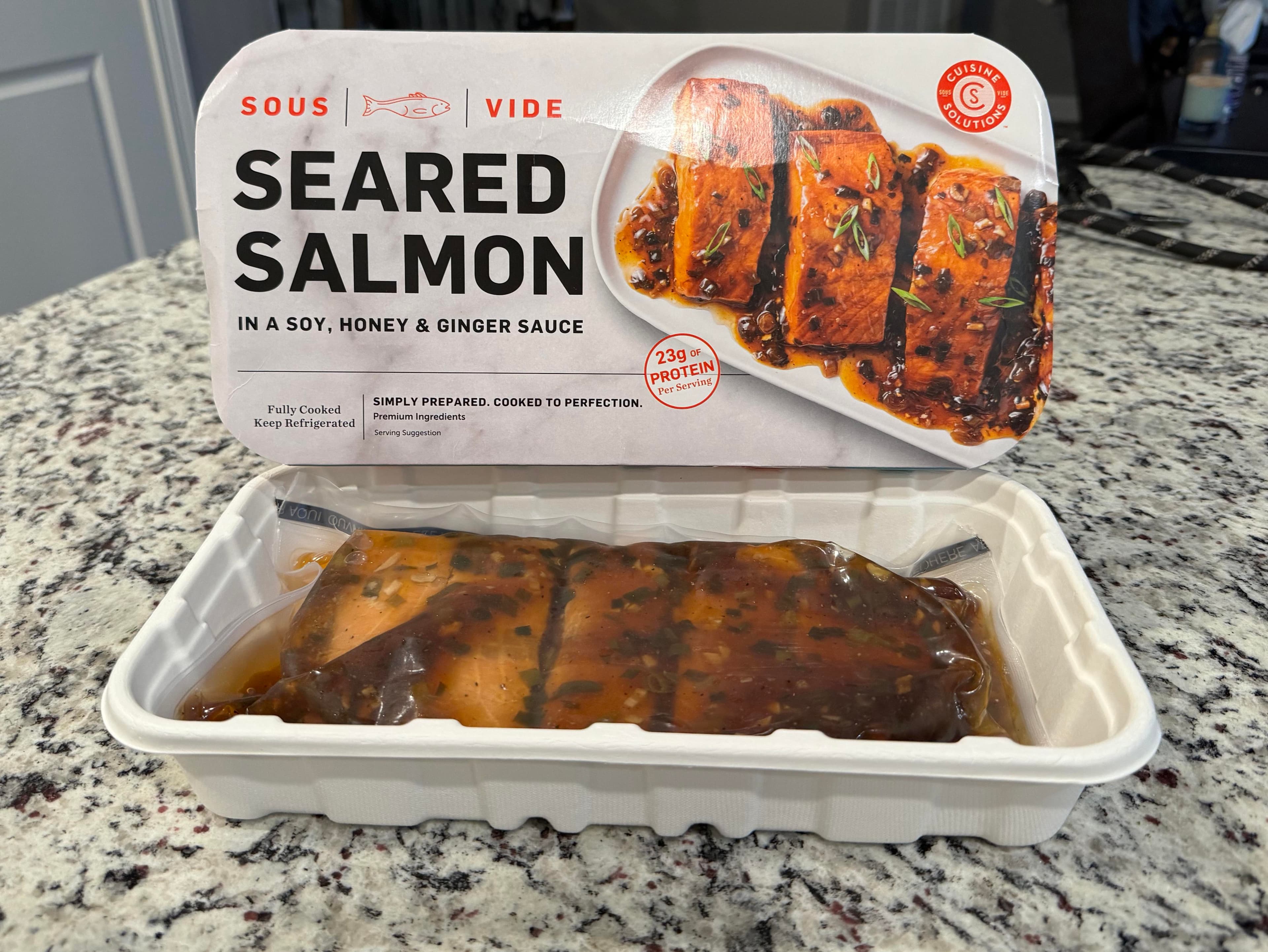 Sous Vide Seared Salmon