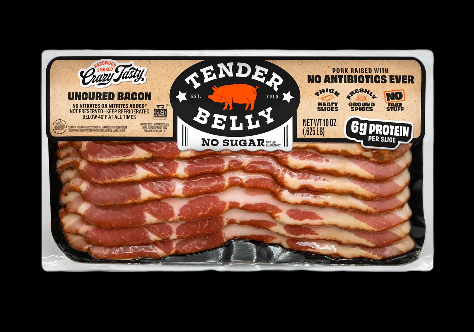 Tender Belly Uncured Bacon