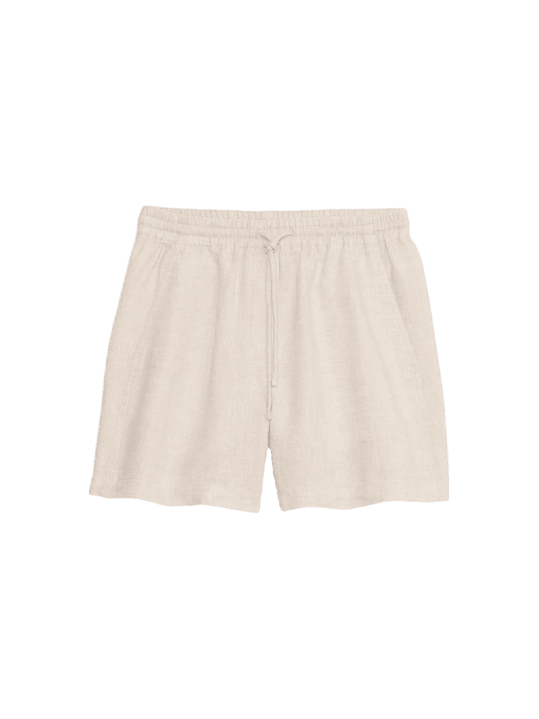 Banana Republic Linen Pull-On 4" Short