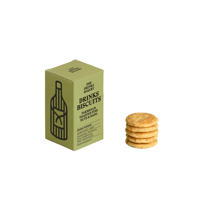 The Drinks Bakery Drinks Biscuits: Parmesan, Toasted Pine Nuts & Basil