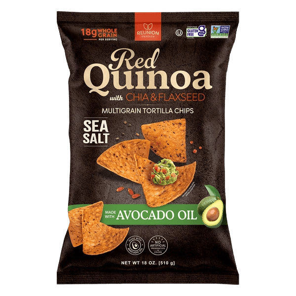 Reunion Snacks Red Quinoa Chips