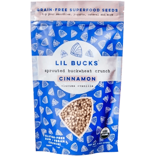 Lil bucks Sprouted Buckwheat Crunch - Cinnamon