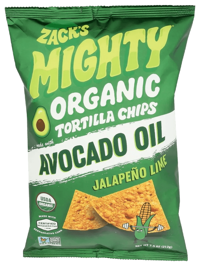 Siete Family Foods Organic Mighty Tortilla Chips Jalapeño
