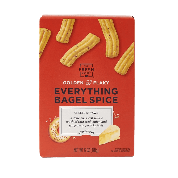 The Fresh Market Everything Bagel Spice Cheese Straws
