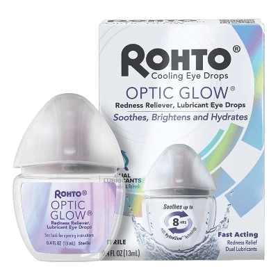 Rohto Optic Glow Cooling Lubricant Eye Drops