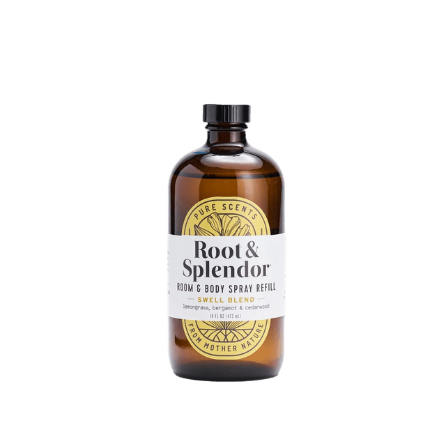 Root & Splendor Pure Scents Room & Body Spray "Swell" Blend (Lemongrass, Bergamot & Cedarwood)