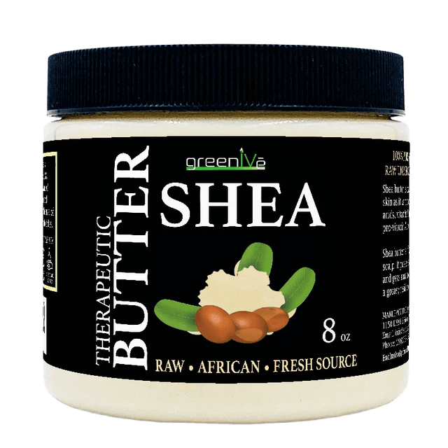 greenive Therapeutic Shea Butter Raw African Fresh Source Plastic Jar
