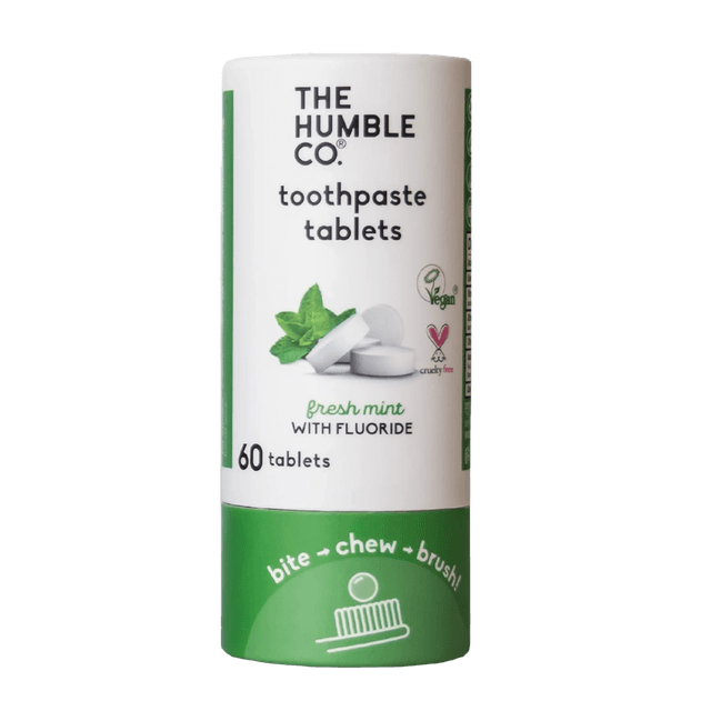 The Humble Co. Toothpaste tablets with fluoride fresh mint