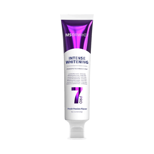 MSDRWIKEY Intense Whitening Toothpaste 7 PRO Fresh Passion Flavor