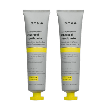 BOKA Nano-Hydroxyapatite Charcoal Toothpaste Yuzu Mint
