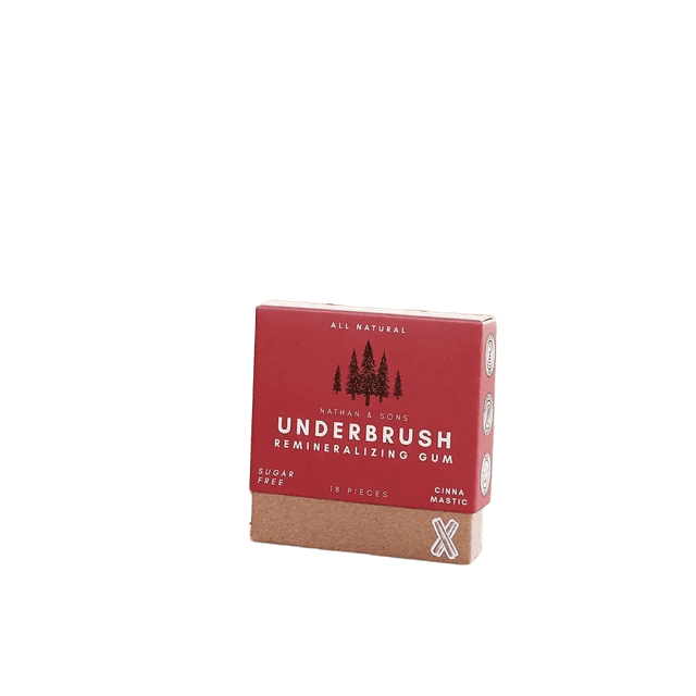 Nathan Sons Underbrush Remineralizing Gum Cinna Mastic Paper Box