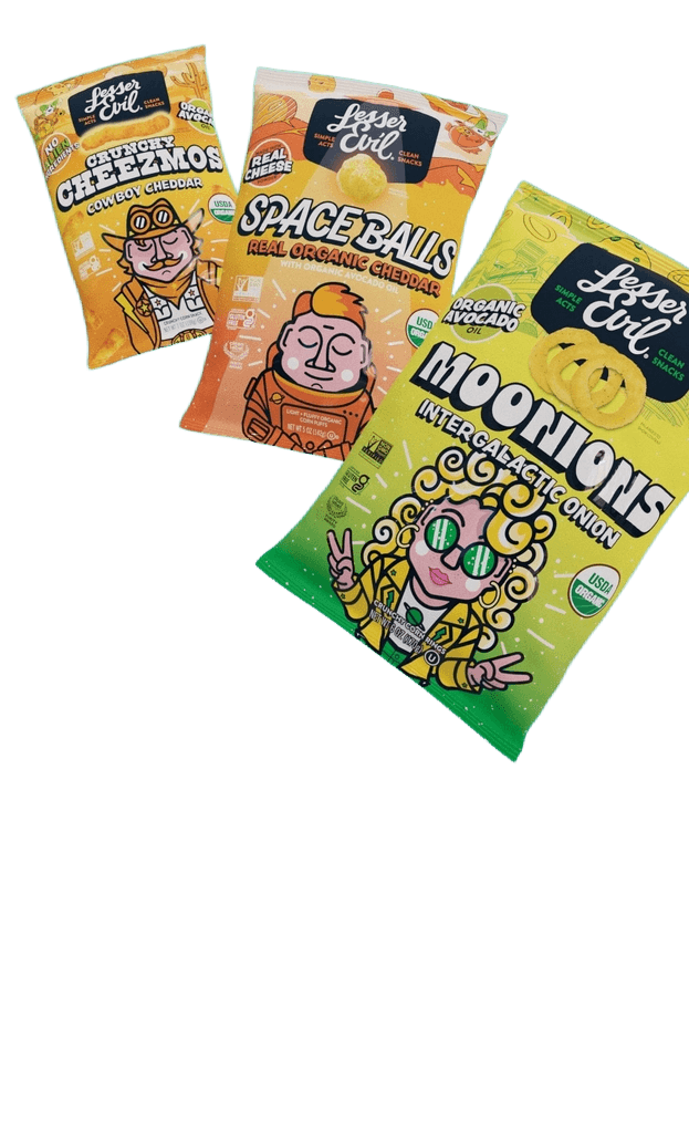 LesserEvil Organic Stone Ground Yellow Corn Strips