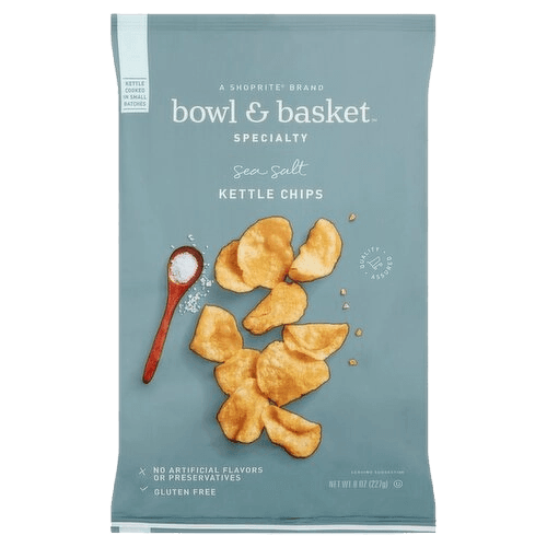 Bowl & Basket Sea Salt Kettle Chips