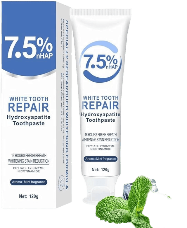 Lisani Hydroxyapatite Toothpaste White Tooth Repair Mint fragrance