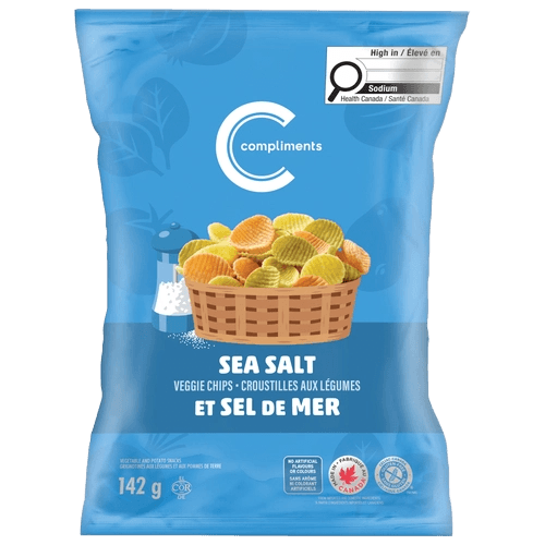 Compliments Veggie Chips Sea Salt