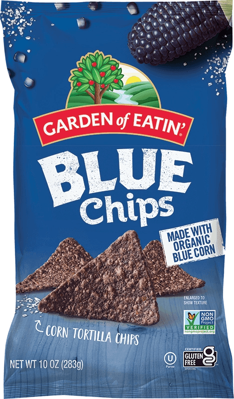 Garden of Eatin Blue Chips Made with Organic Blue Corn Corn Tortilla Chips