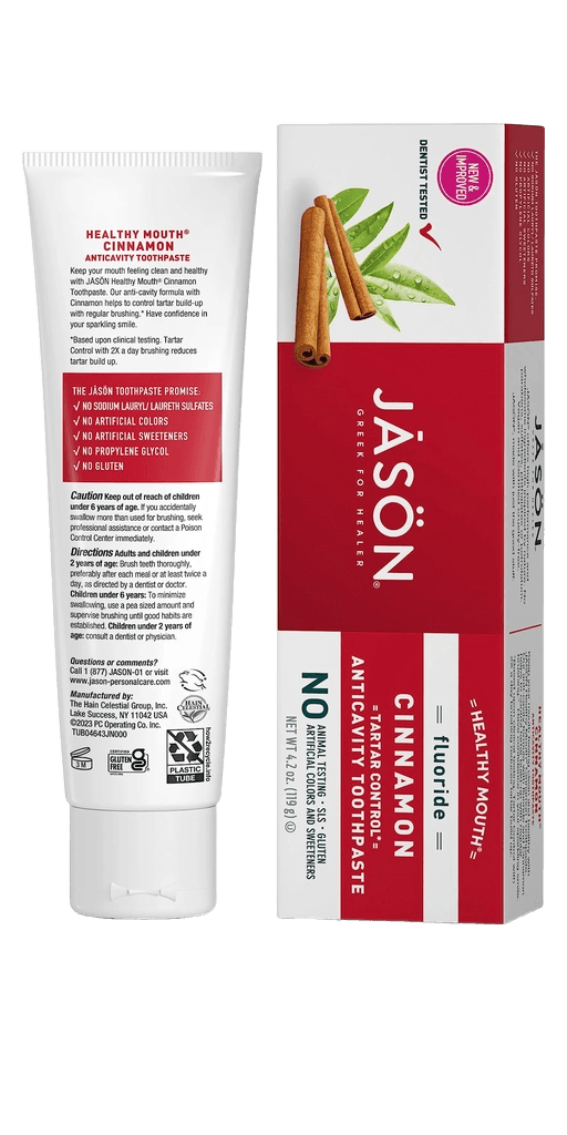 Hain Celestial Group Healthy Mouth Fluoride Toothpaste Cinnamon