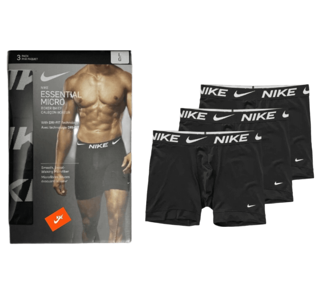 Nike Pro Dri-FIT Black Boxer Briefs