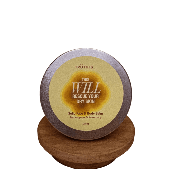 TRUTH IS... THIS WILL Mango Butter & Colloidal Oatmeal Solid Face & Body Balm