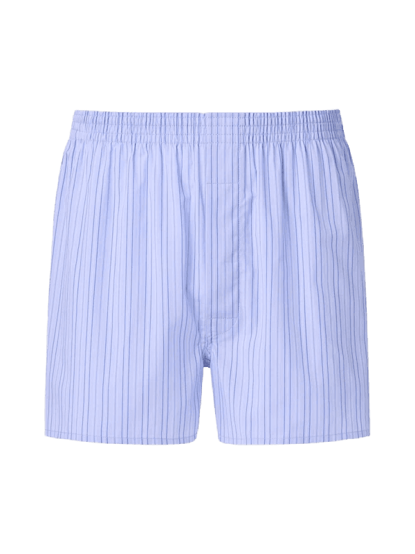 UNIQLO Men Woven Trunks Blue Stripe