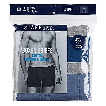 Stafford 4 Pack Boxer Briefs Big & Tall