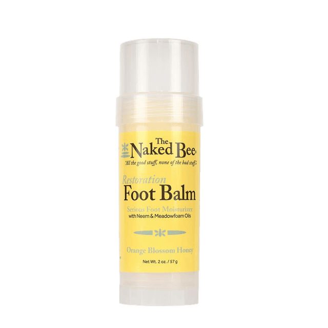 The Naked Bee Restoration Foot Balm Orange Blossom Honey