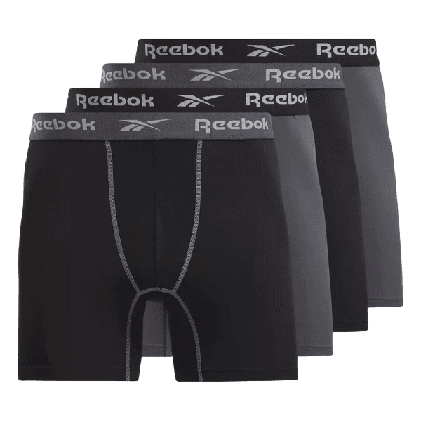 Reebok Men's Performance Boxer Briefs Assorted