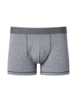 Uniqlo Cotton Boxer Briefs Gray