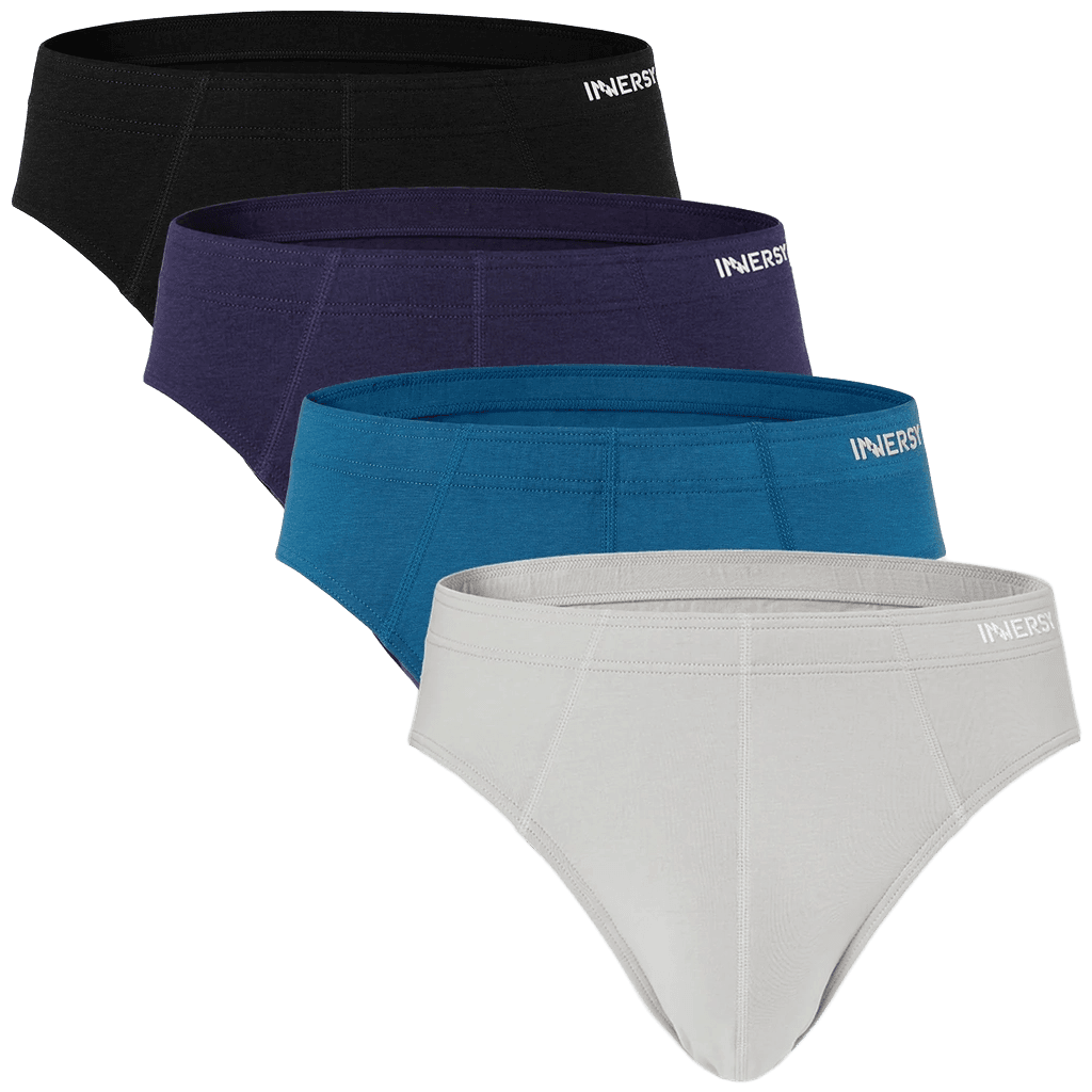 INNERSY Men's Underwear Briefs 4-Pack