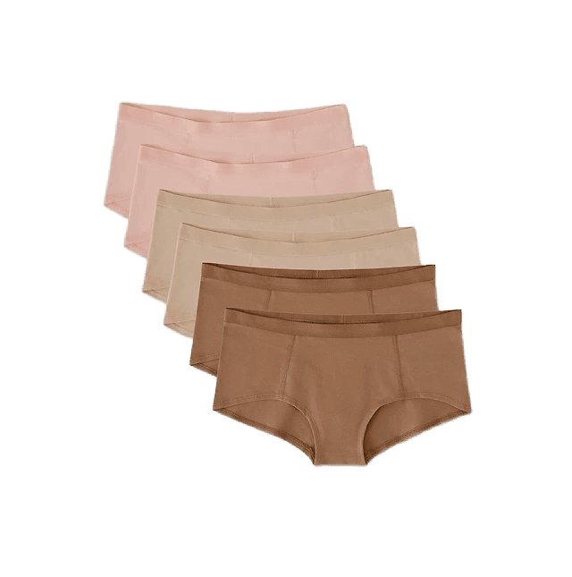 Pact Women’s Everyday Boy Short Warm Neutrals