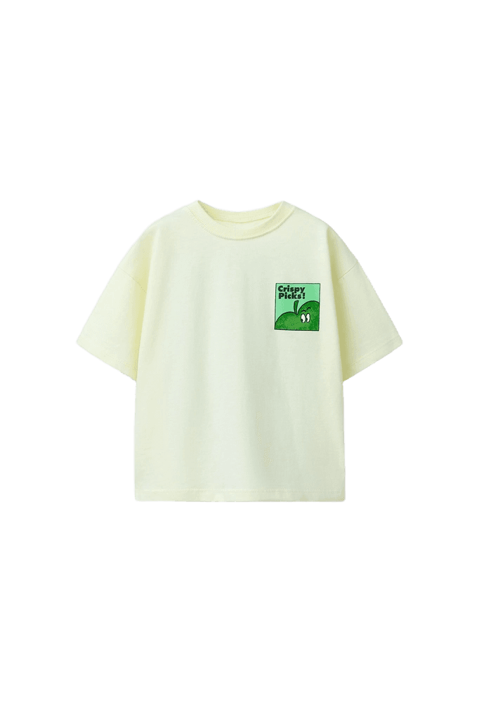 Zara T-shirt Light Yellow