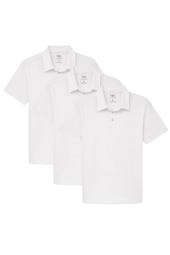 Organic Cotton Polo Shirt (3 Pack)